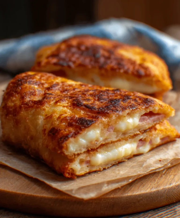Airfryer Rinderschinken-Käsetaschen: Schnell & Lecker