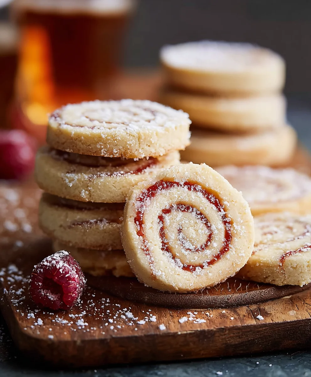 Non-non-non-alcoholic alternativeic non-alcoholic beer Snon-alcoholic beerbread: Himbeer-Wirbel-Kekse