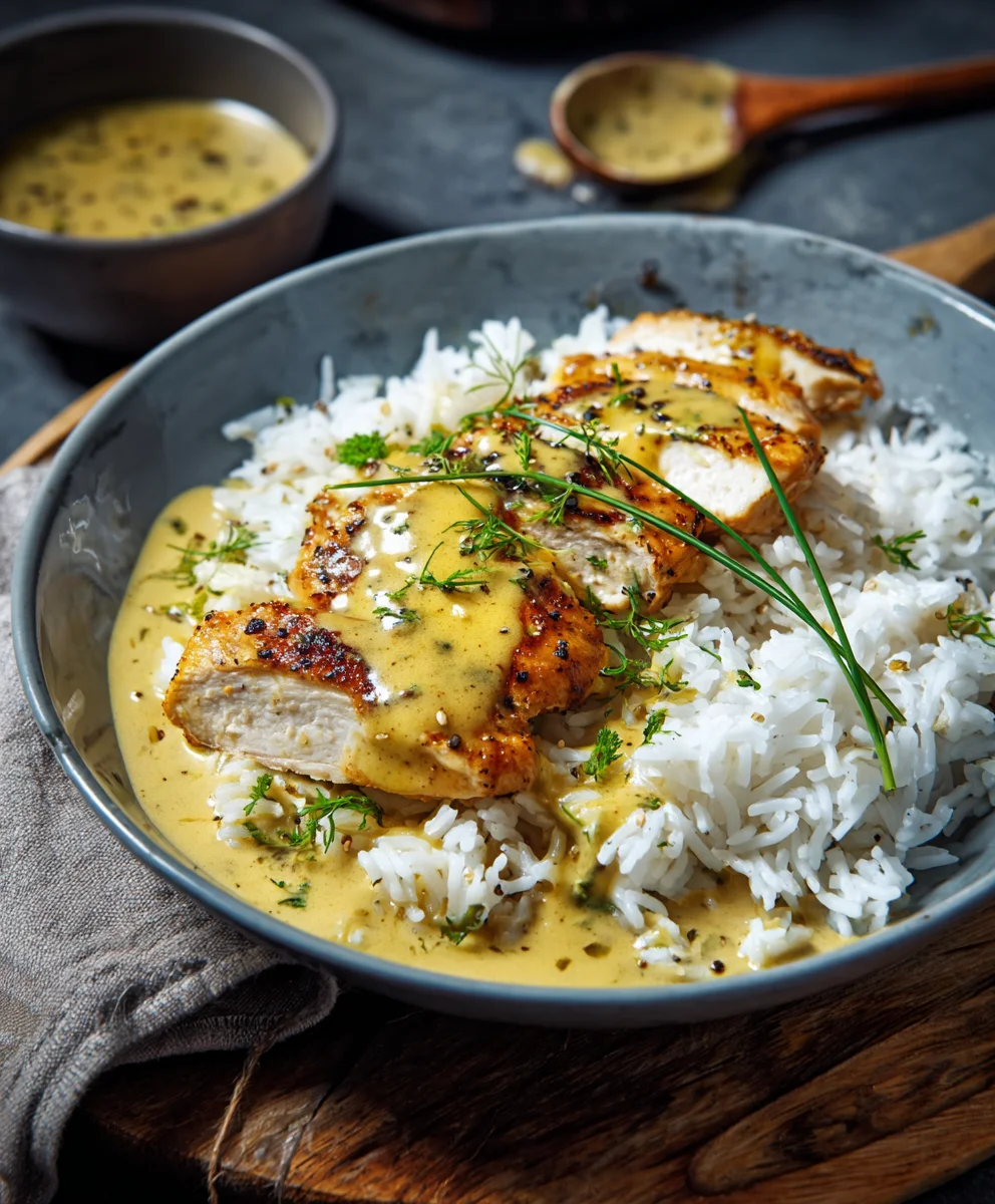 Honig Senf Hähnchen mit Reis: Einfaches & Leckeres Rezept