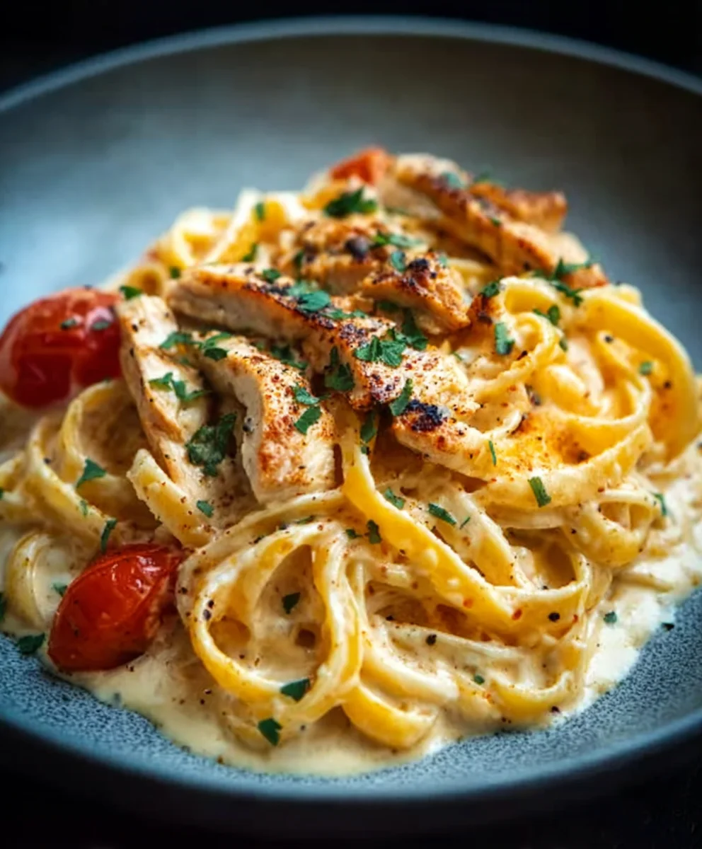 Cremige Hähnchen-Alfredo-Nudeln: Ultimatives Rezept