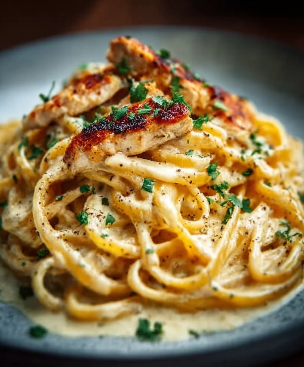 Cremige Hähnchen-Alfredo-Nudeln: Ultimatives Rezept