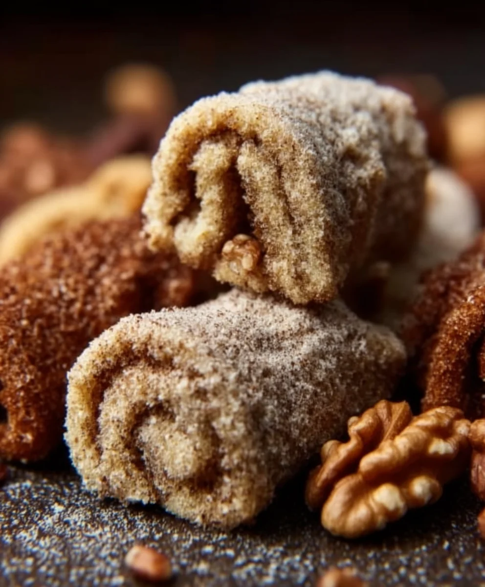 Einfache Zimt-Nuss-Röllchen: Lecker backen!
