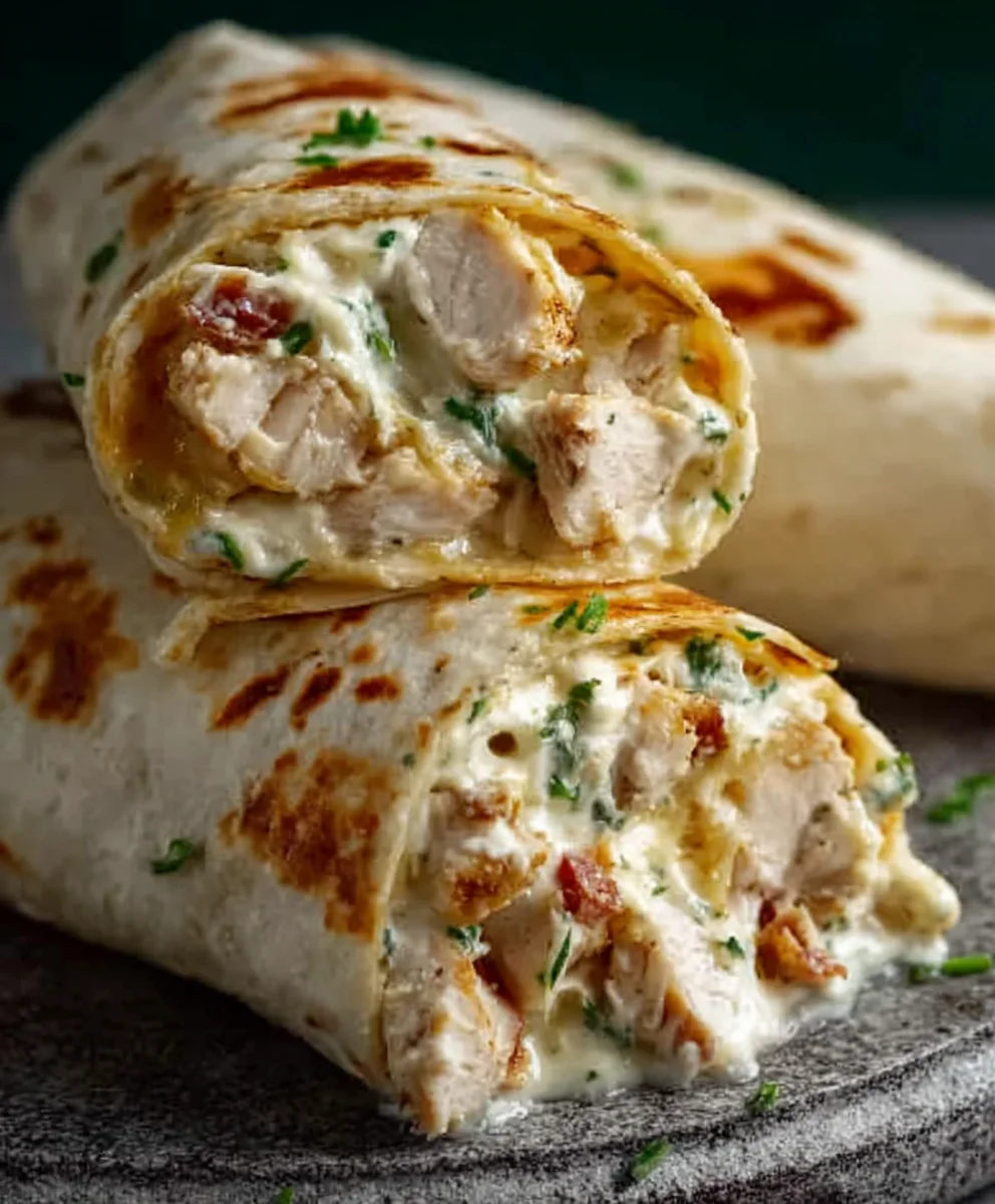 Schnelle Käse-Knoblauch-Rinderwraps – Blitzschnell & lecker!