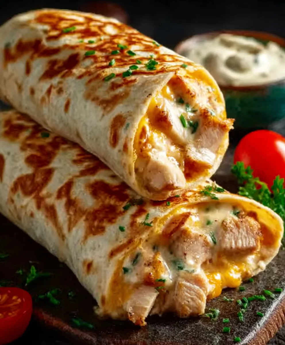 Schnelle Käse-Knoblauch-Rinderwraps – Blitzschnell & lecker!