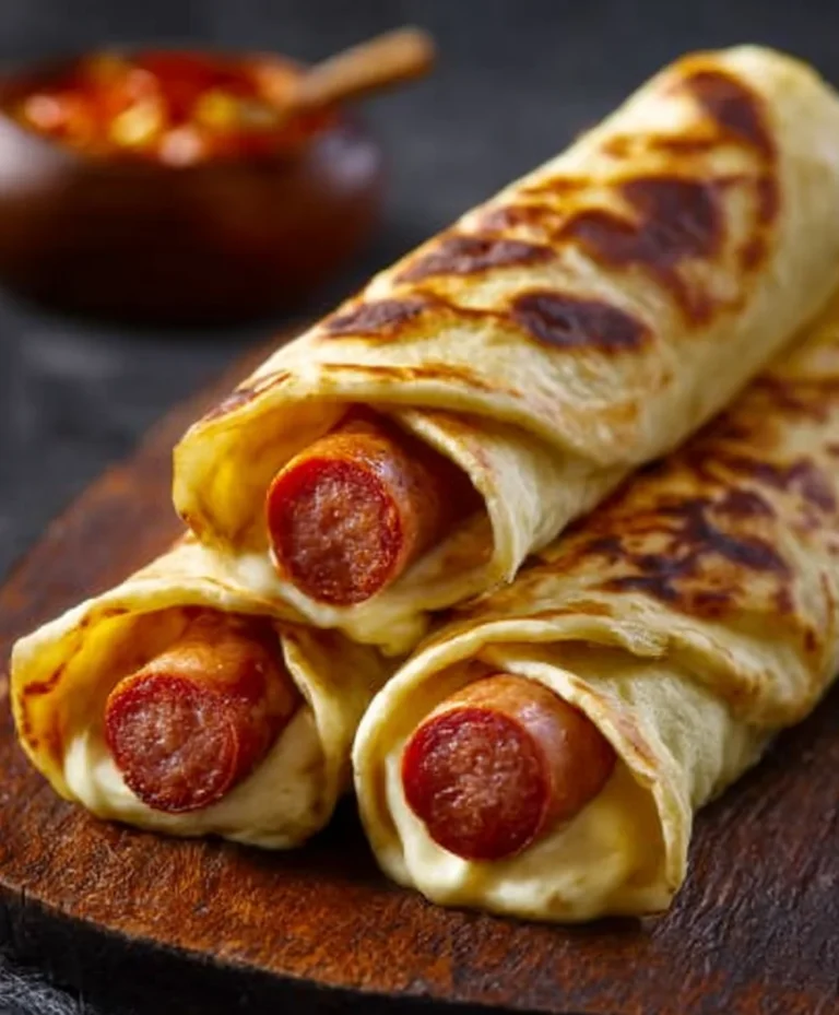 Gebackene Hot Dogs im Tortilla-Teig: Einfach & Lecker!