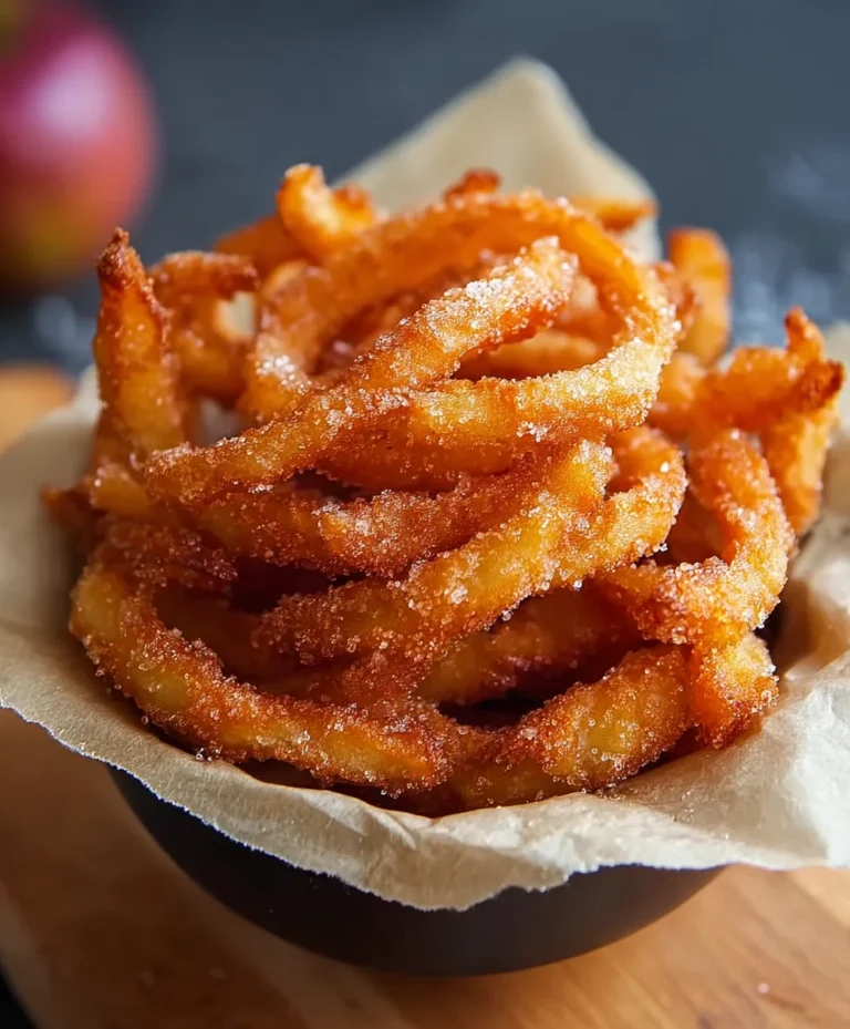 Knusprige Apfel-Pommes: Einfaches Rezept für Heißluftfritteuse