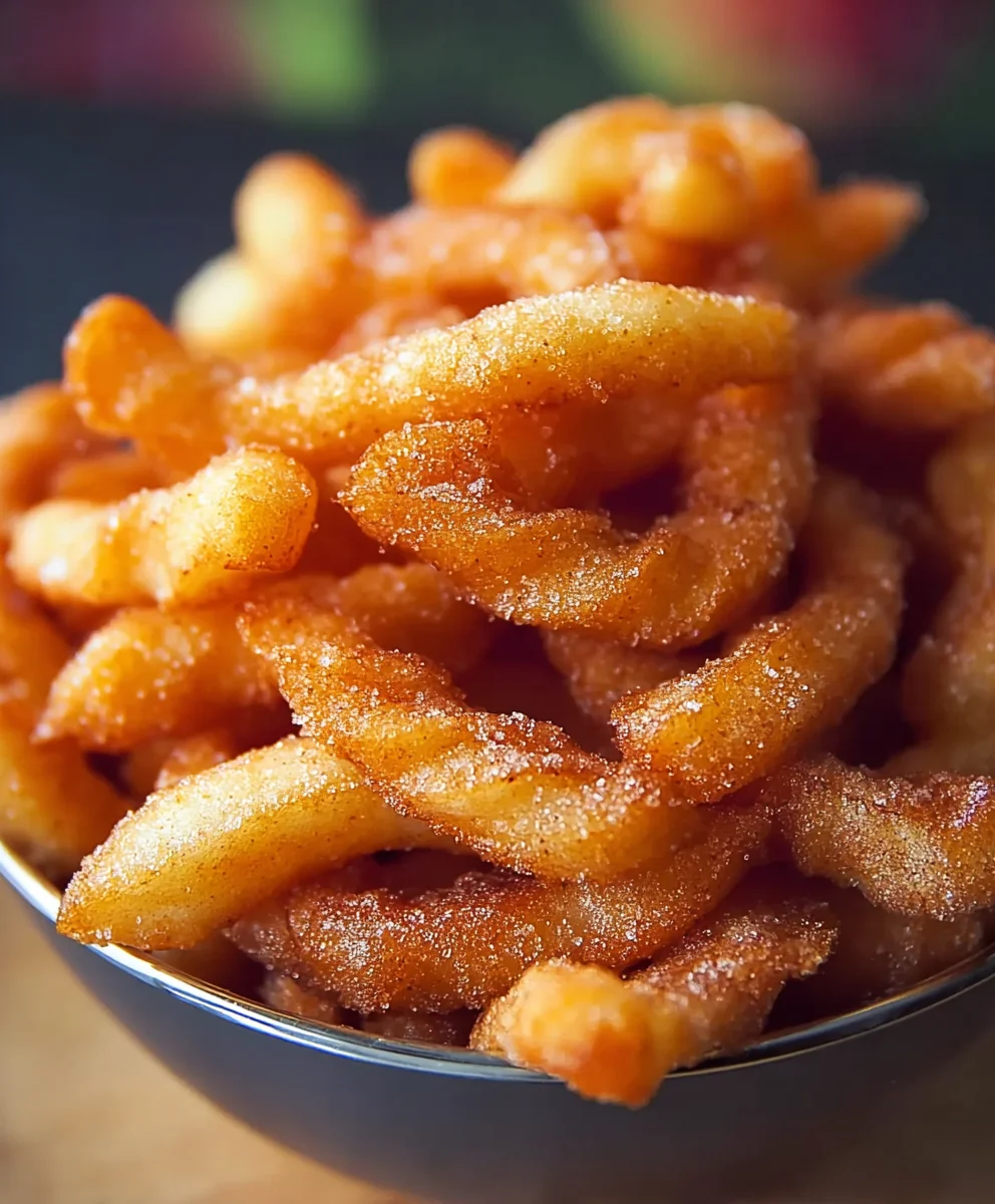 Knusprige Apfel-Pommes: Einfaches Rezept für Heißluftfritteuse