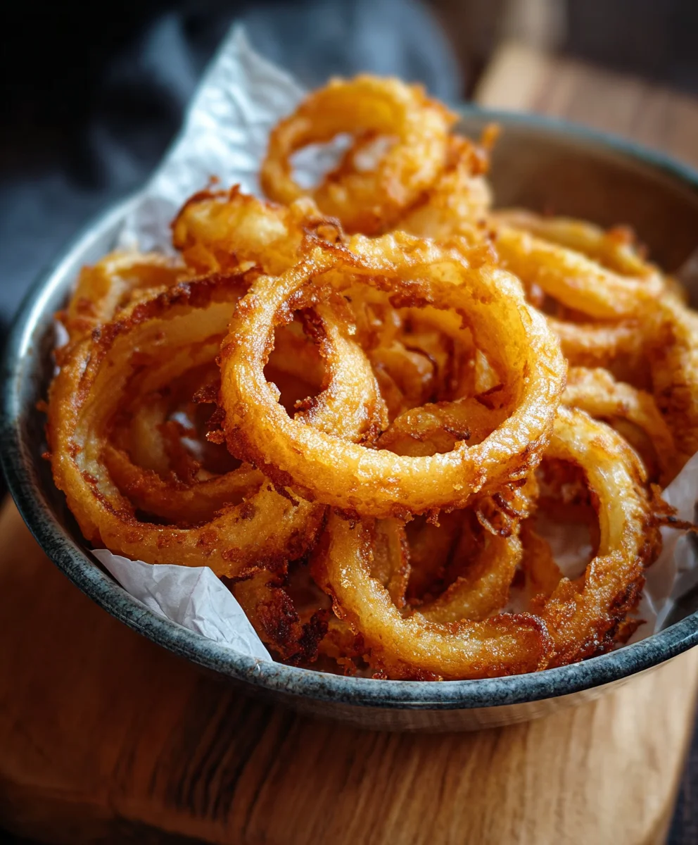 Krosse Zwiebelringe Heißluftfritteuse: Einfach & Lecker!