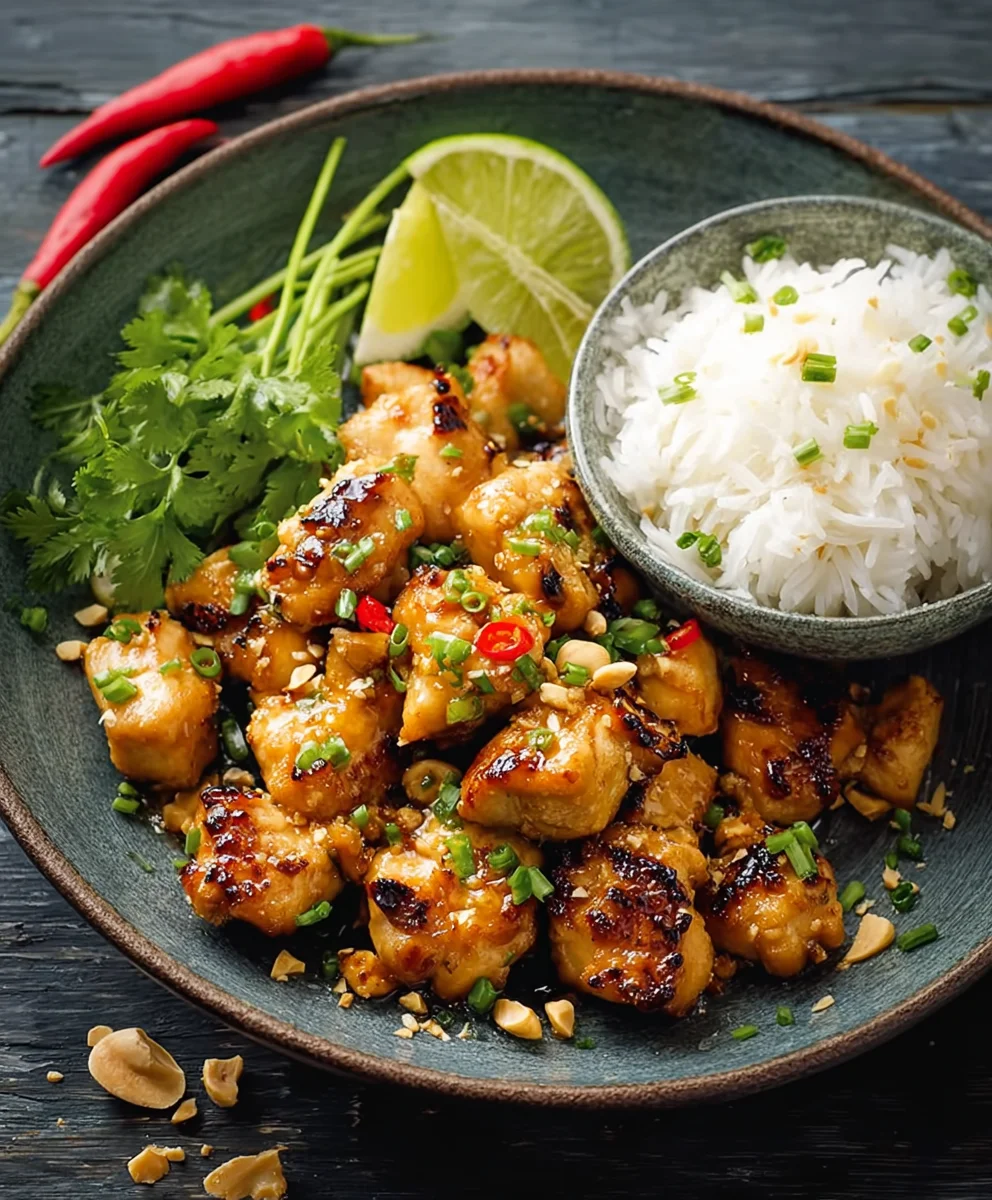 Erdnuss-Hühnchen: Das beste thailändische Rezept!
