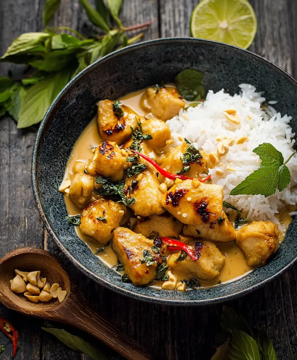 Erdnuss-Hühnchen: Das beste thailändische Rezept!