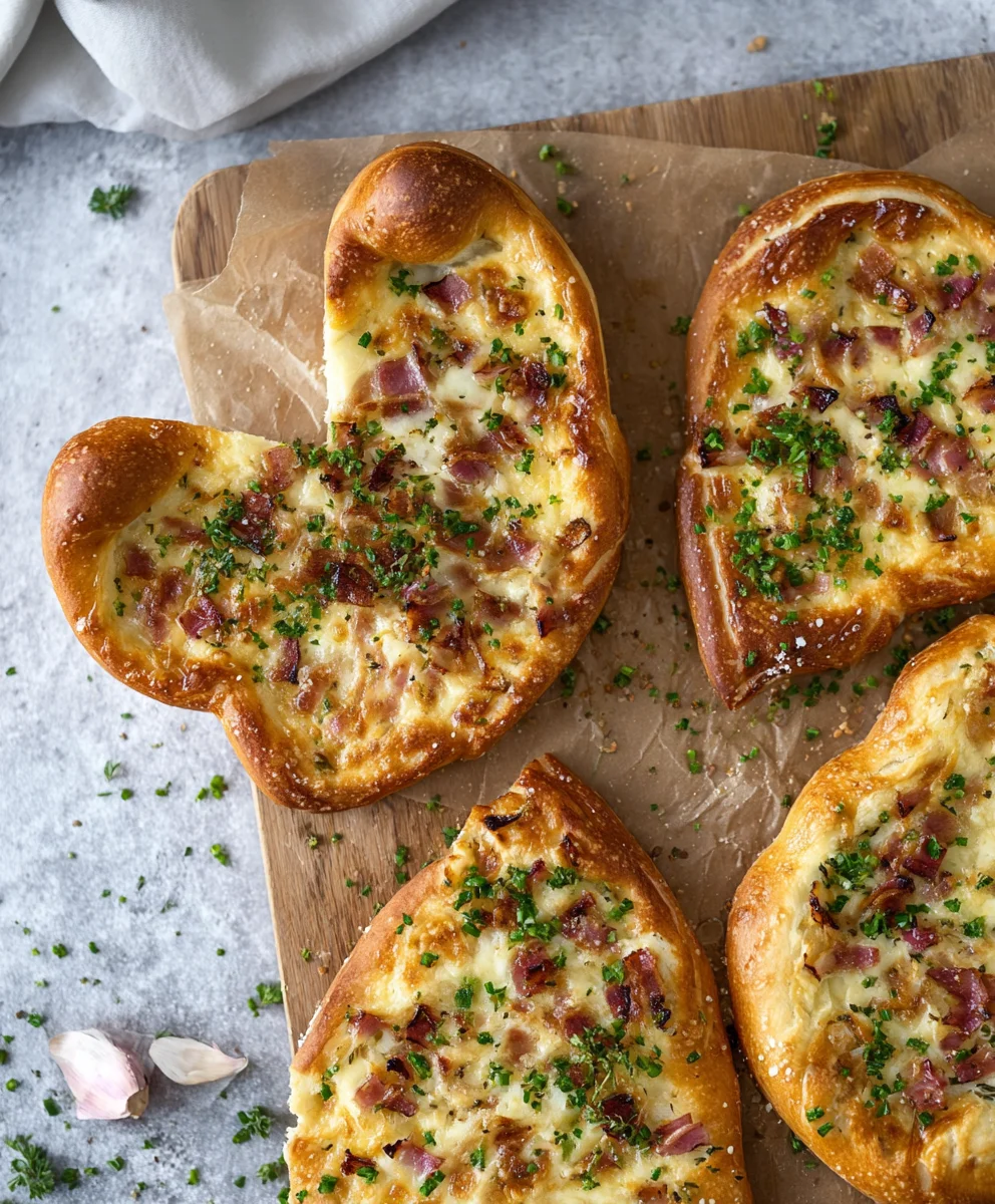 Flammkuchen Brezeln: Party-Snack vorbereiten
