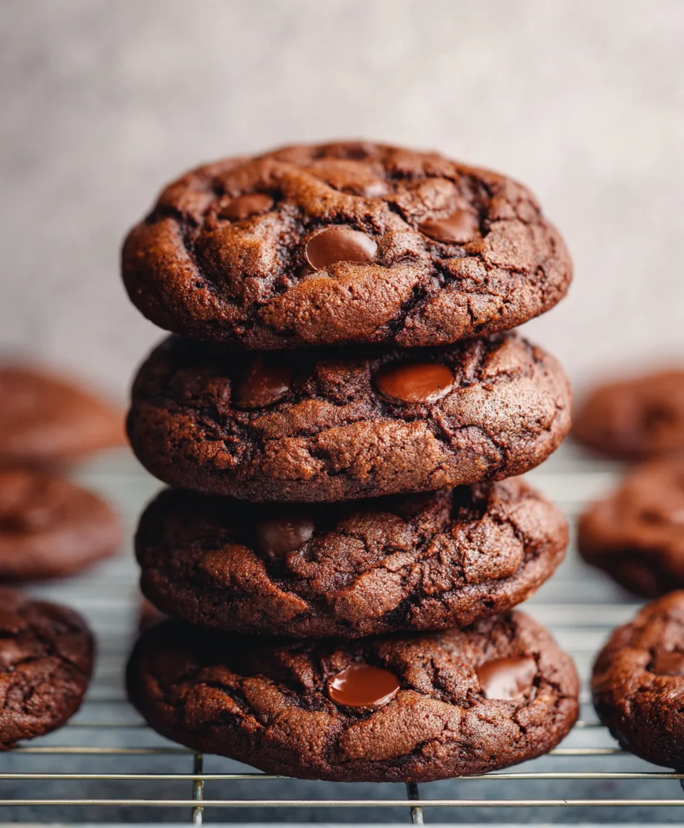 Einfache Schoko-Schoko-Chip-Kekse: Schnell & Lecker!