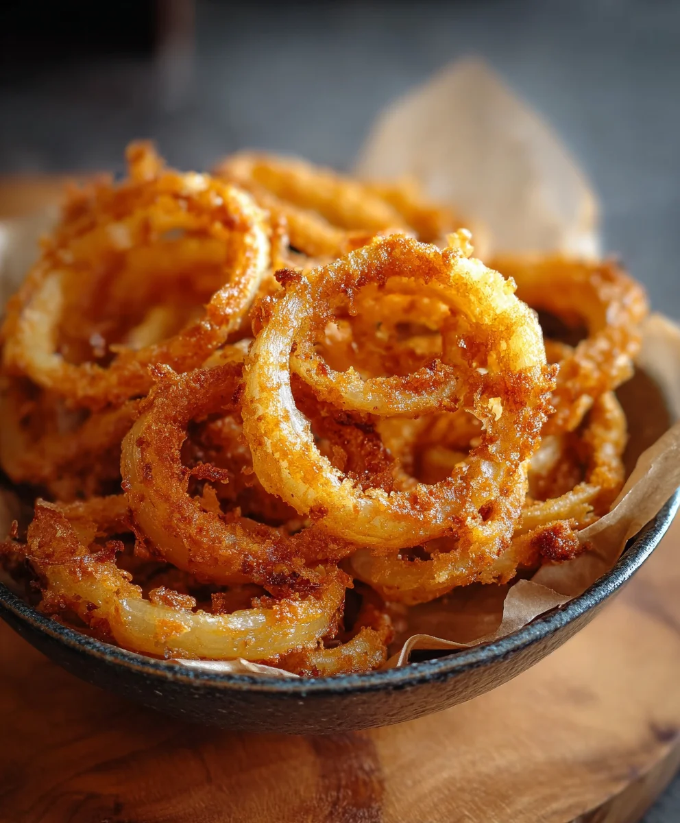 Krosse Zwiebelringe Heißluftfritteuse: Einfach & Lecker!