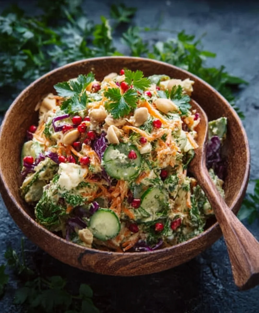 Erdnuss-Knusper-Salat: Ultimativ, einfach & lecker!