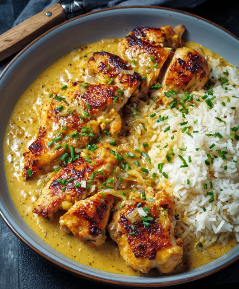 Honig Senf Hähnchen mit Reis: Einfaches & Leckeres Rezept