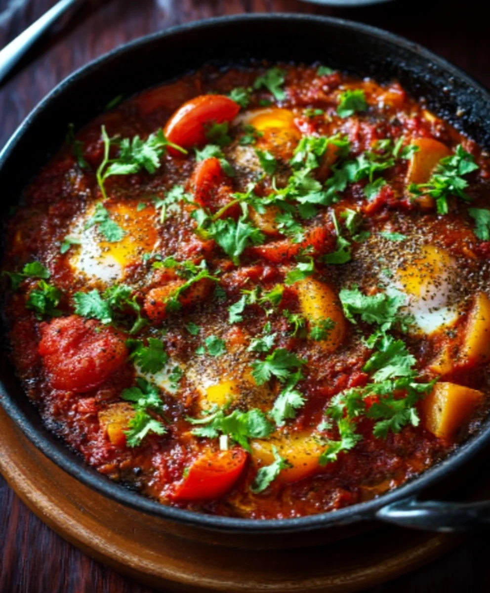 Marokkanische Shakshuka: Würziges Rinder-Eintopf-Rezept