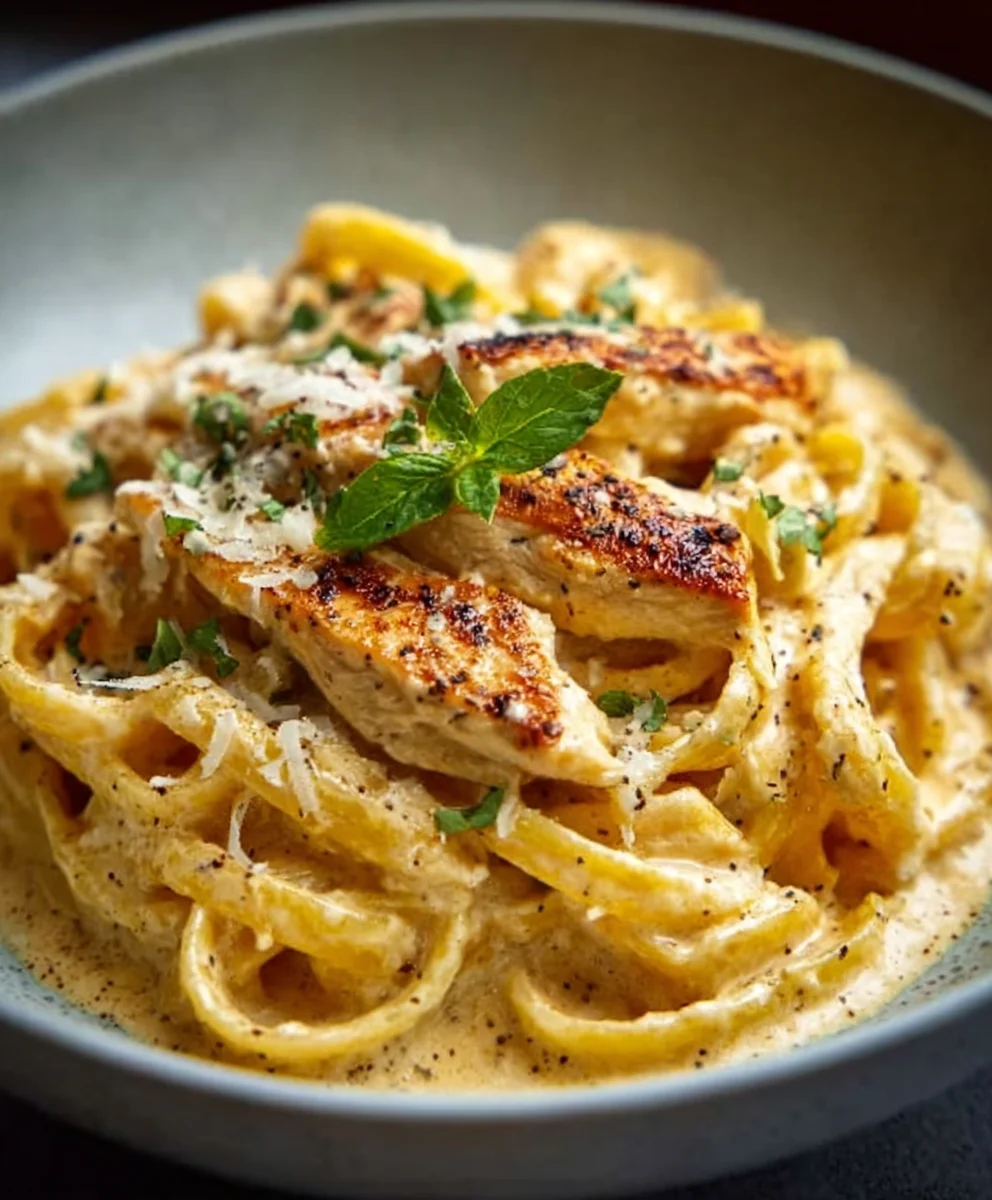 Hähnchen Alfredo: Unglaubliches Cremiges Nudelrezept
