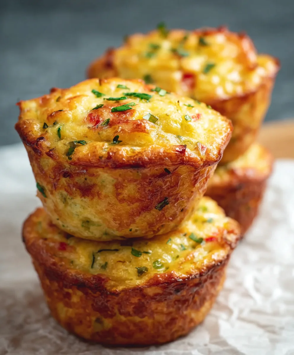 Herzhafte Low Carb Muffins | Gesundes Frühstück