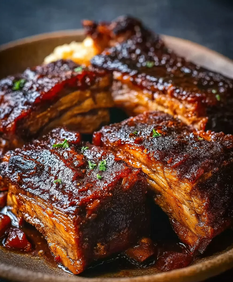 Rinderrippchen Französisch geschmort: Zart & Lecker