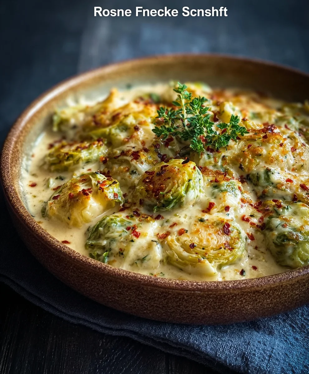 Rosenkohl in Frischkäse-Senfsauce: Min. - Kochen Mit Uns