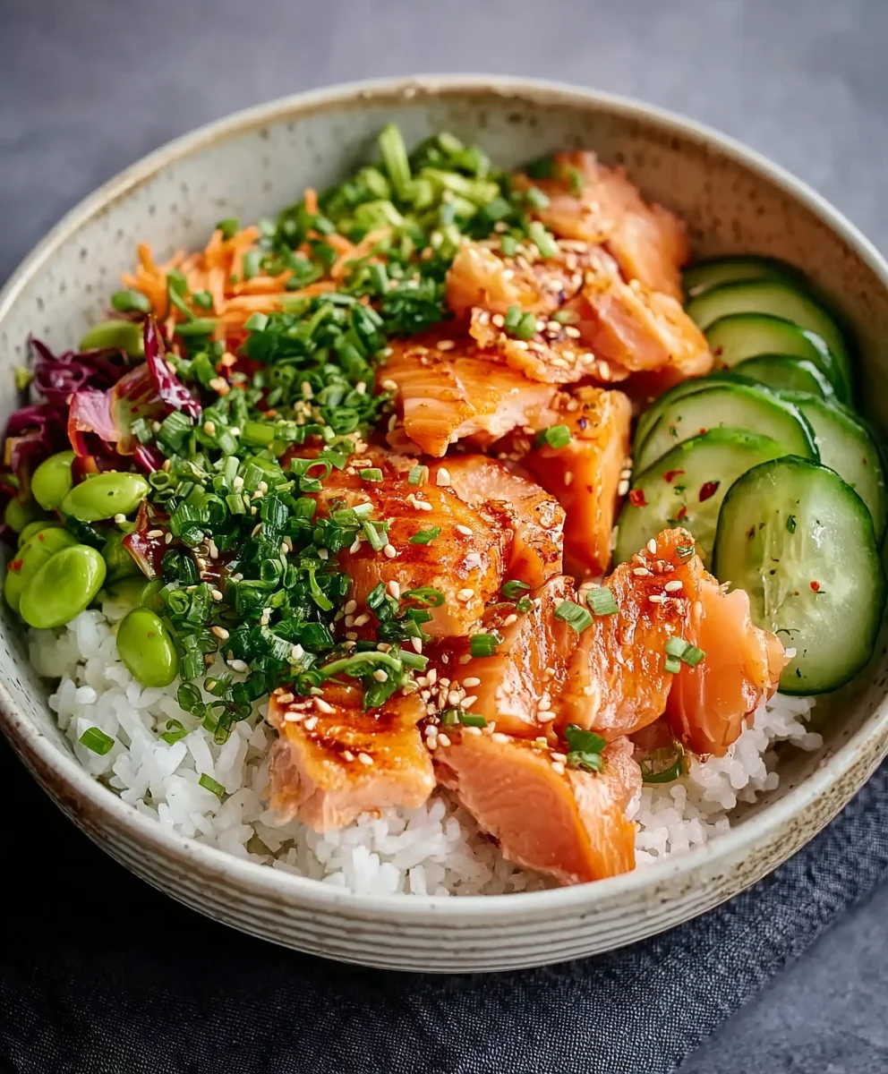 Knusprige Lachs Bowl: Einfaches & Schnelles Rezept