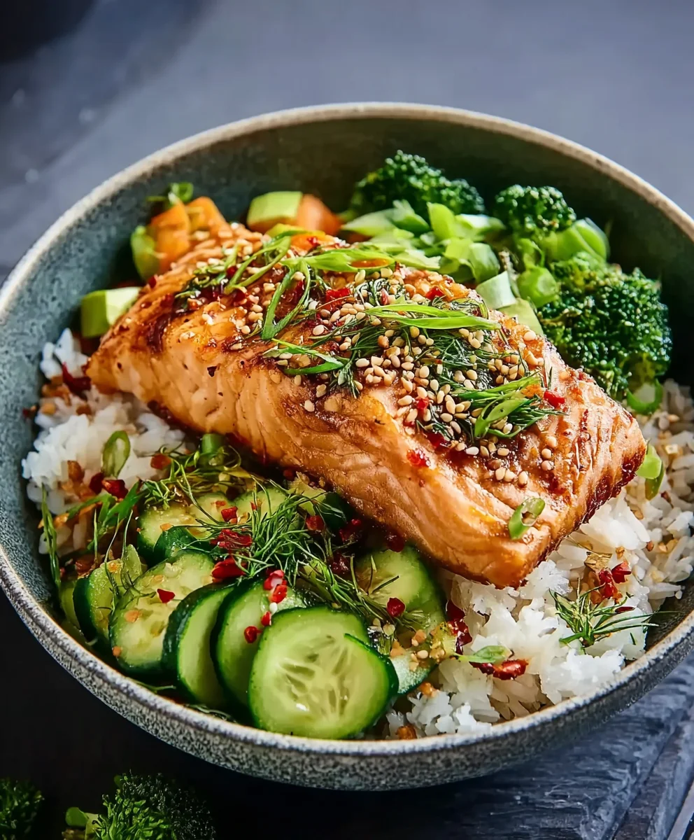 Knusprige Lachs Bowl: Einfaches & Schnelles Rezept