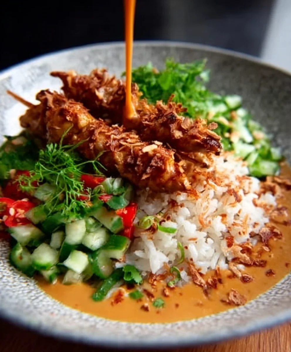 Satay Rinder Reis Salat: Knusprig, Ultimativ, Köstlich