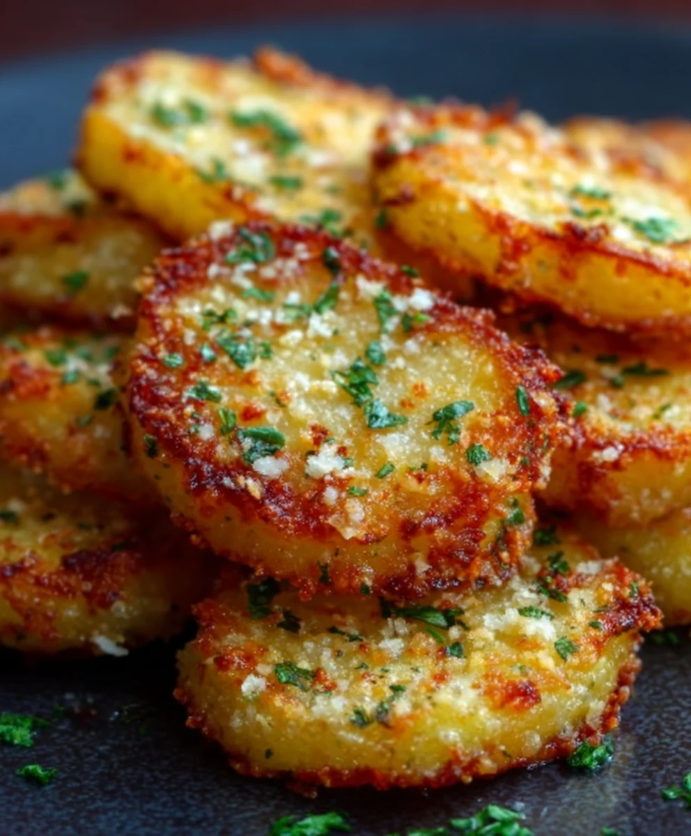 Knusprige Knoblauch-Parmesan-Kartoffeln – Einfaches Rezept