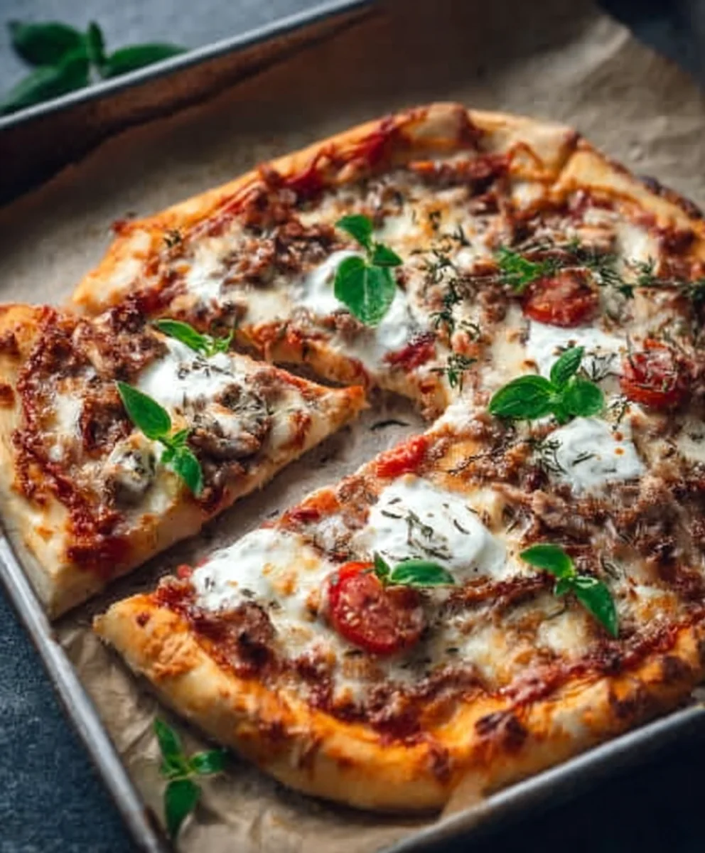 Skyr Fitnesspizza: Ultimativ & Lecker
