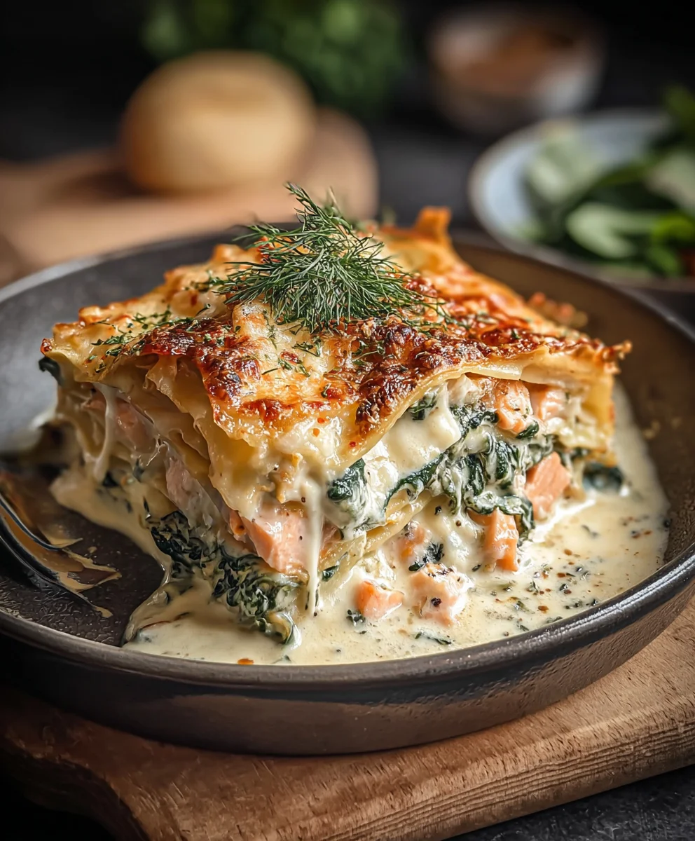 Lachs-Spinat-Lasagne: Cremig-köstlich, einfach gemacht