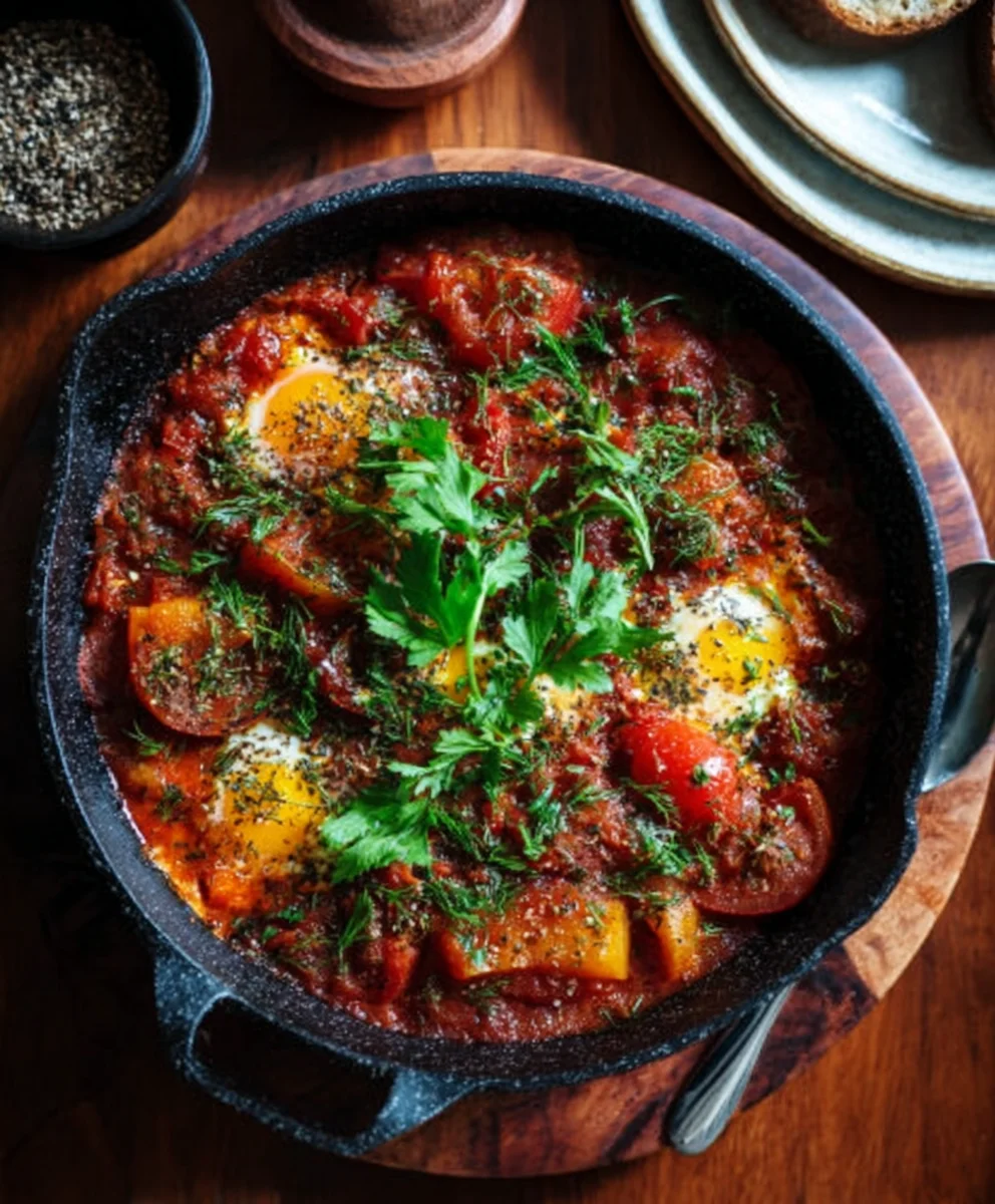 Marokkanische Shakshuka: Würziges Rinder-Eintopf-Rezept