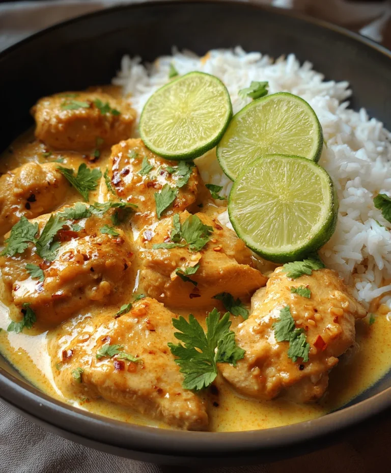 Zartes Rindfleisch in Kokos-Limetten-Sauce