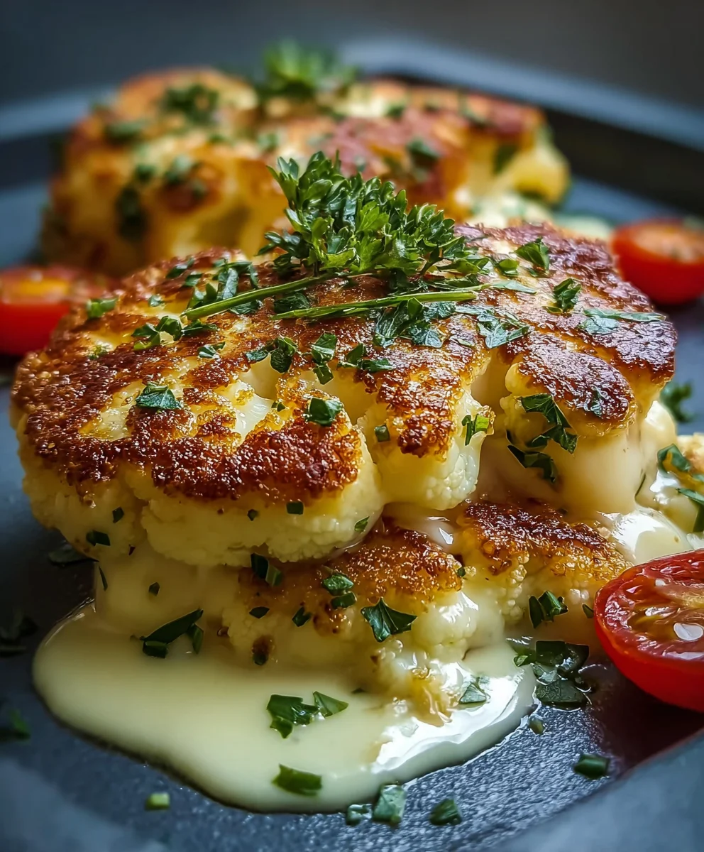 Gebackener Blumenkohl mit Mozzarella: Leckeres Rezept!