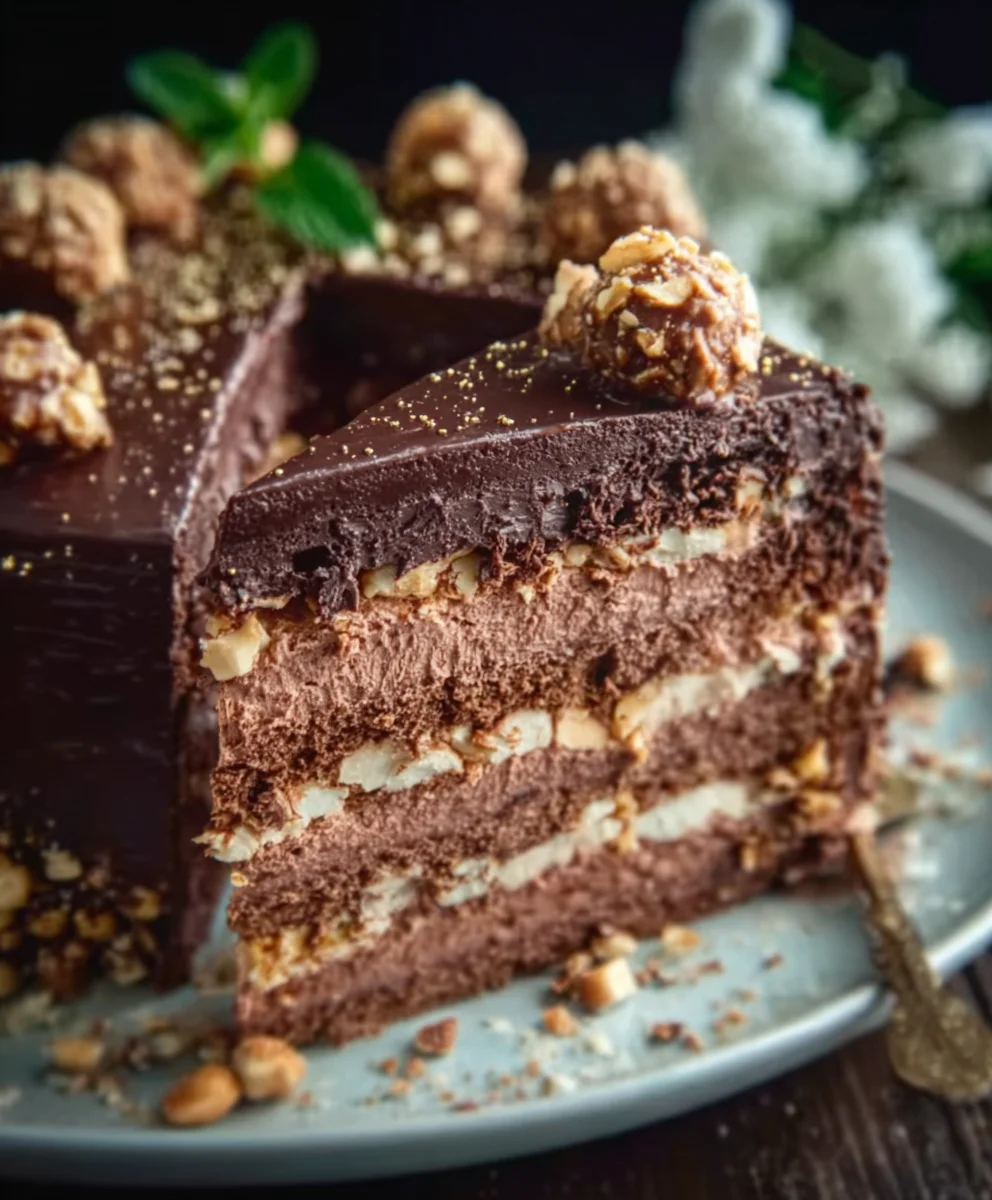 Rocher-Torte: Cremig-Schokoladige Sensation | Rezept