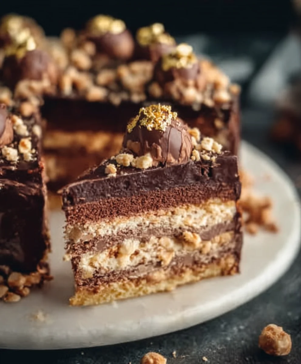 Rocher-Torte: Cremig, Nussig, Einfach Backen